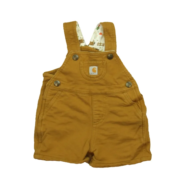 Carhartt Boys Rust Overall Shorts