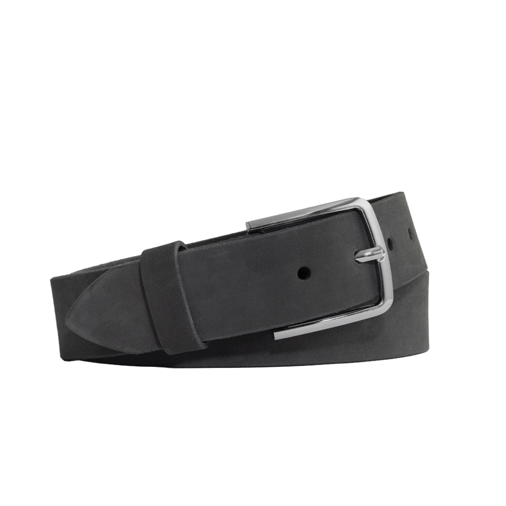 Gunmetal Nubuck Belt