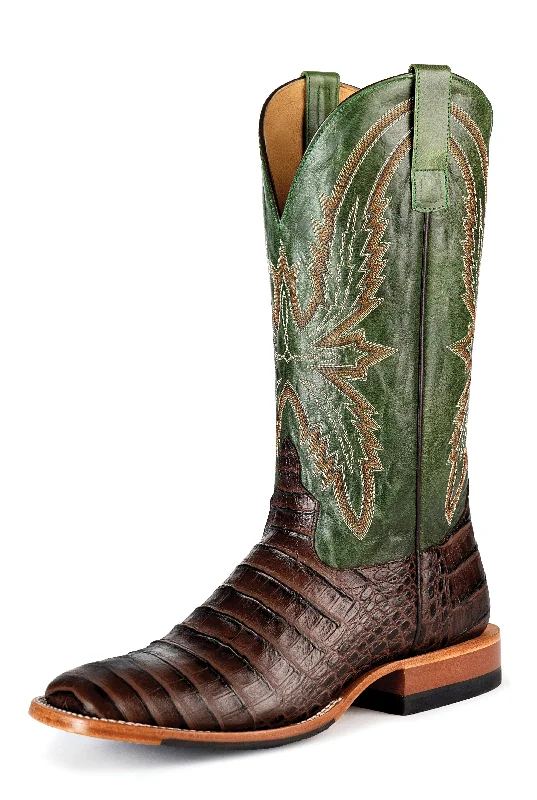 HORSE POWER CHOCOLATE CAIMAN PRINT BOOT