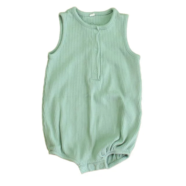 Mori Boys Green Romper