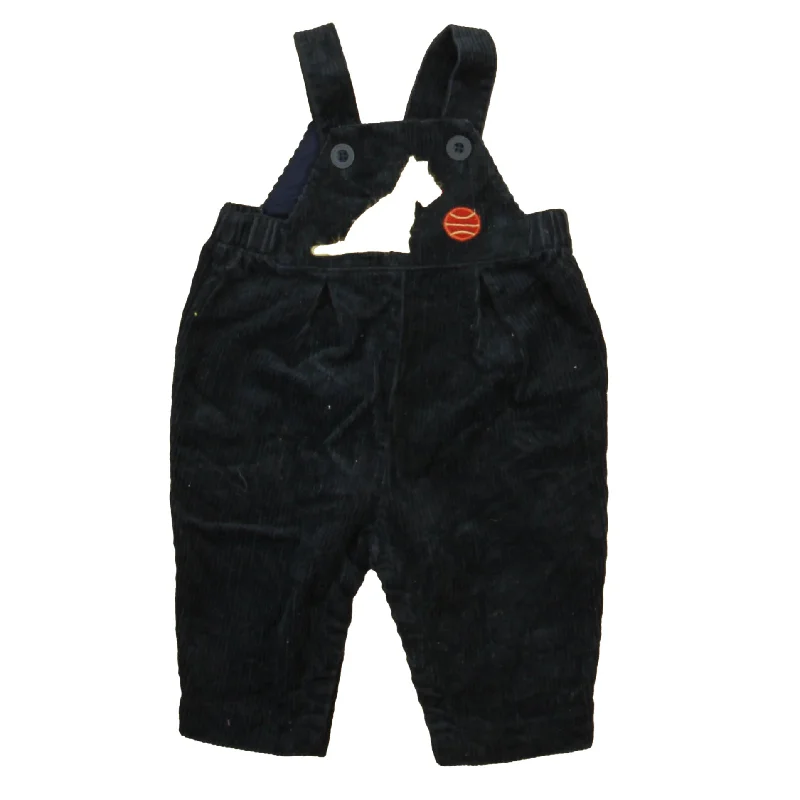 Forence Eiseman Boys Navy | Brown Dog Overalls