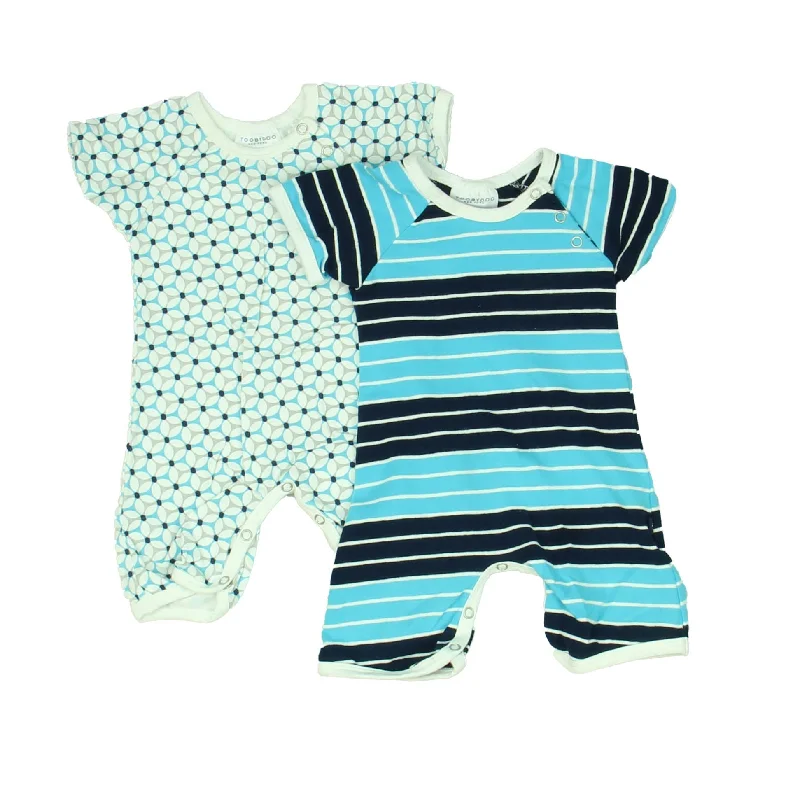 Tooby*Doo Boys Blue | White Romper