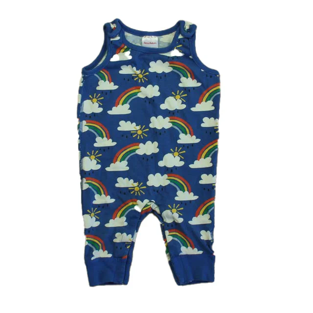 Hanna Andersson Boys Blue Clouds Romper