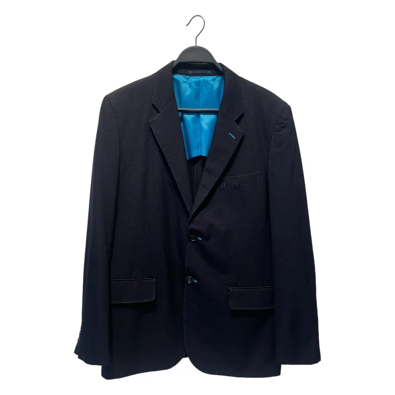 COMME des GARCONS HOMME/Jacket/M/Wool/NVY/BLUE STITCHING