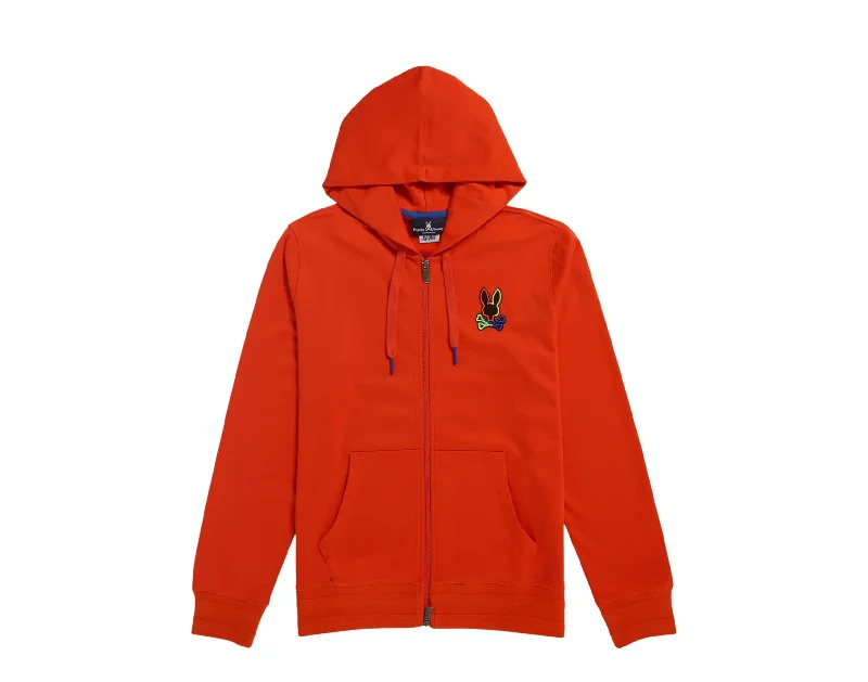 Psycho Bunny Leo Red Spice/Multi Men's Hoodie B6H244S1FT-RES