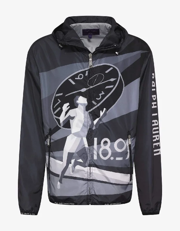 Ralph Lauren RLX Olympian Print Cunningham Windbreaker