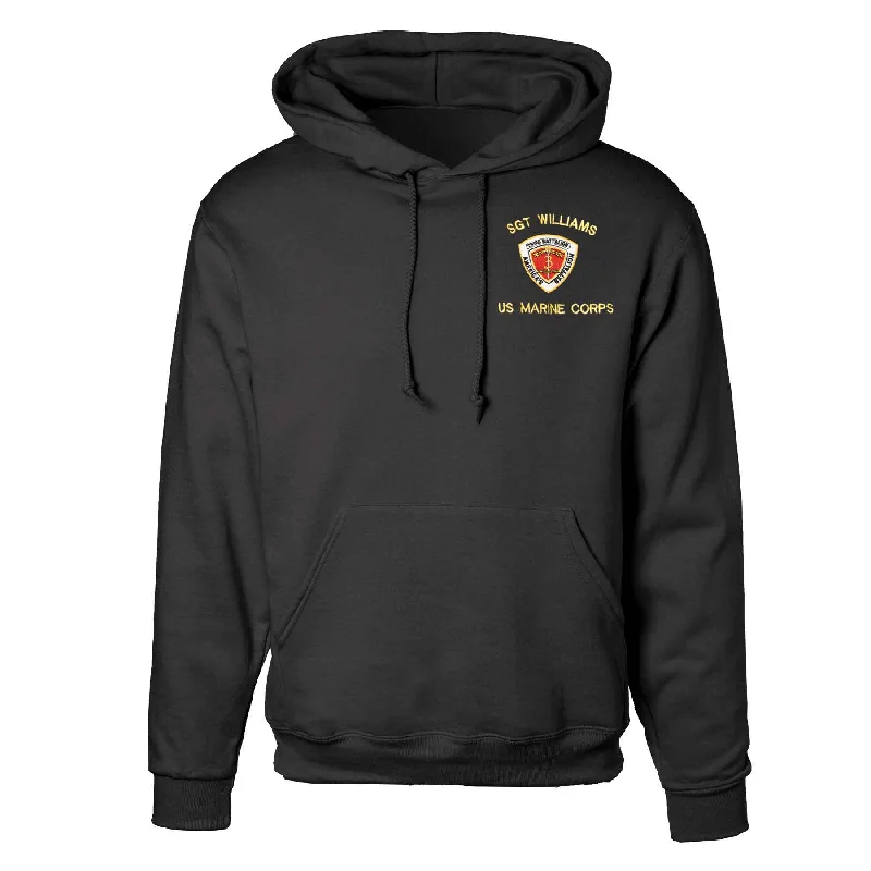 3rd Battalion 3rd Marines Embroidered Hoodie