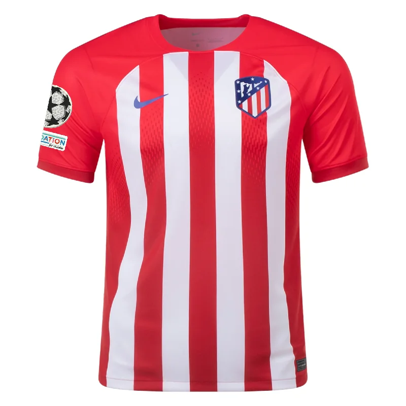 Nike Atletico Madrid Home Jersey w/ Champions League Patches 23/24 (Sport Red/Global Red)