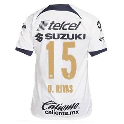 Nike Pumas UNAM Ulises Rivas Home Jersey w/ Liga MX Patch 23/24 (White/Obsidian)