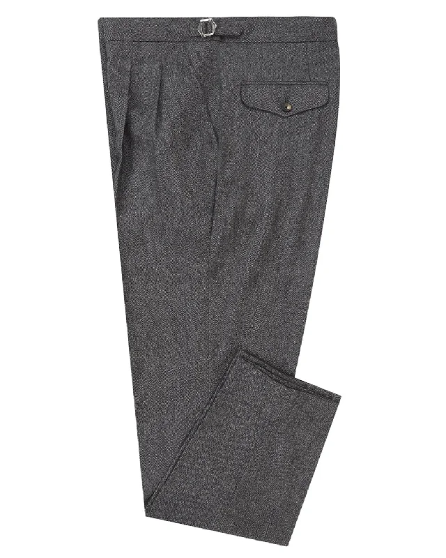 EThomas Charcoal Grey Harringbone