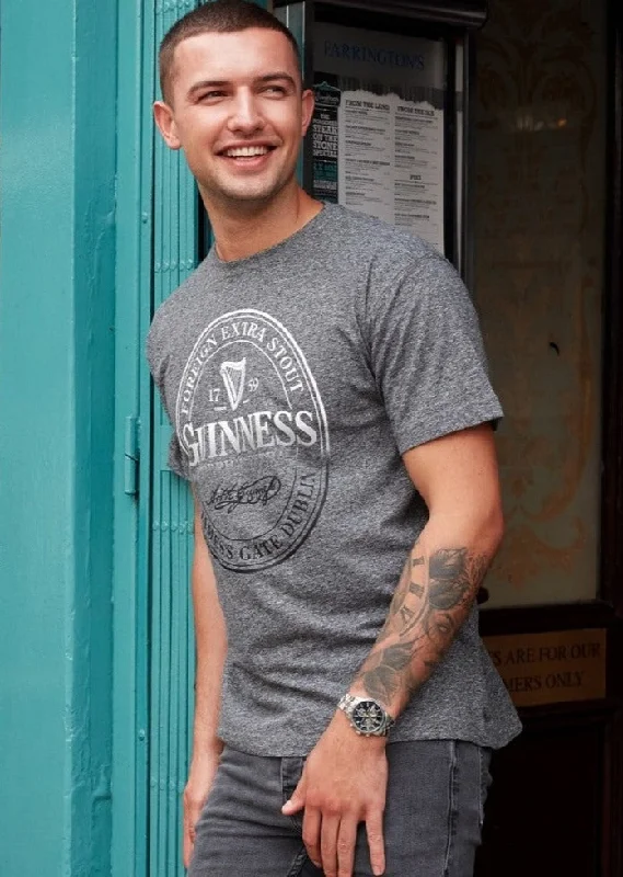 Guinness Black Grindle Stamp T-Shirt