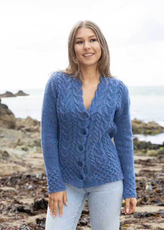 IrelandsEye Horseshoe Aran Cardigan | Marina