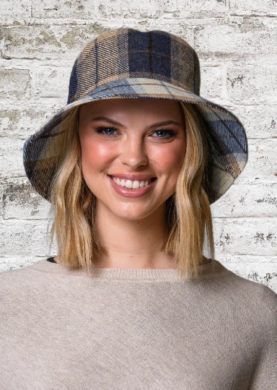 Mucros Erin Hat | Blue Check