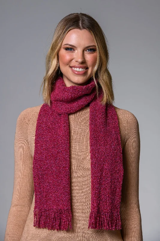 Mucros Skellig Scarf | Berry