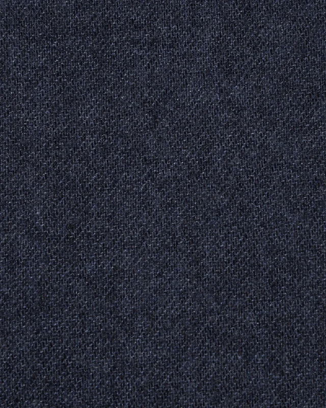 Loro Piana: Dark Blue Twill Flannel