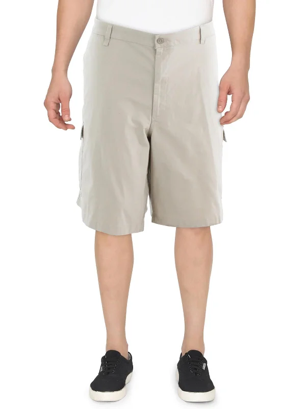 Big & Tall Mens Utility Cotton Cargo Shorts