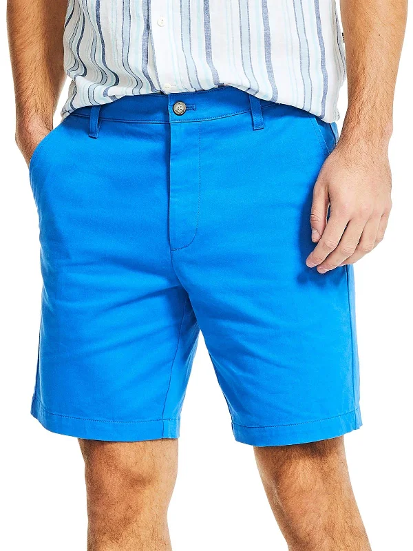 Mens Twill Classic Casual Shorts