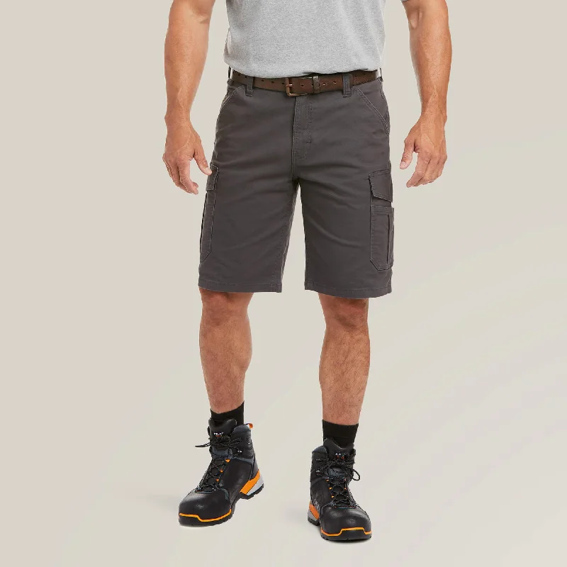 Rebar DuraStretch Made Tough Cargo Short - Rebar Grey